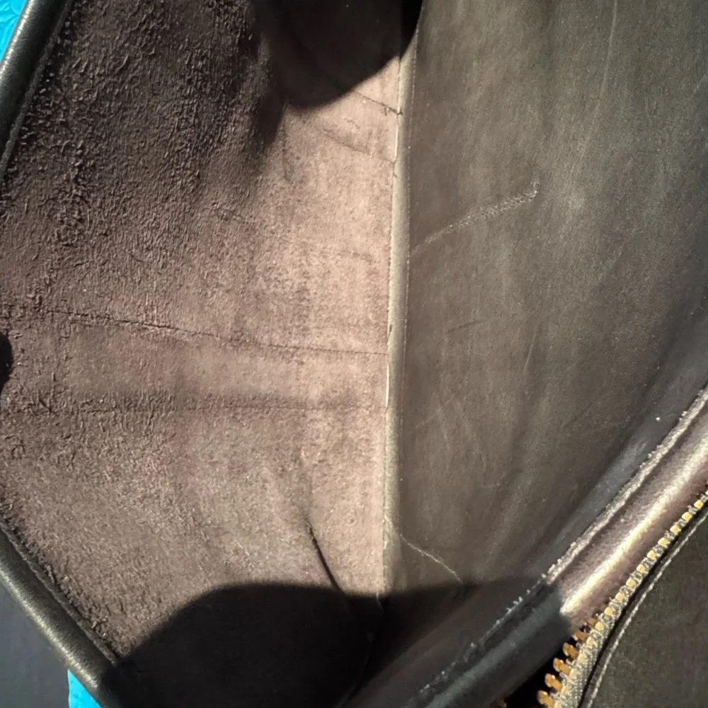 Coach Elegant Black Leather briefcase Bag